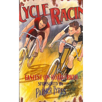 Vintage Cycle Sign, 20"x32"