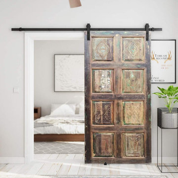 Rustic Vintage  Barn Door Panel