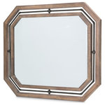 AICO/Michael Amini - AICO Michael Amini Kathy Ireland Crossings Wall Mirror - Decor for any setting. The Crossings Sideboard Mirror looks perfect propped above a server or dresser, in a sitting room, or lighting up a hallway.