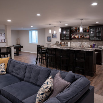 Finished Basement in Canton, MI