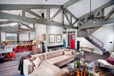 Inspiration for a transitional living room remodel in San Diego