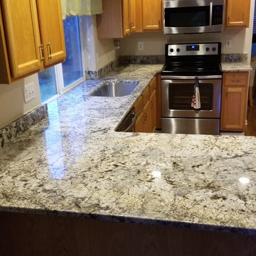 "Petrous Cream" Granite Countertops