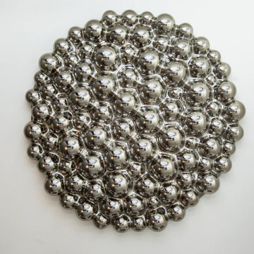Bubbles Silver Wall Sculpture - Luxury Apartment Decor
