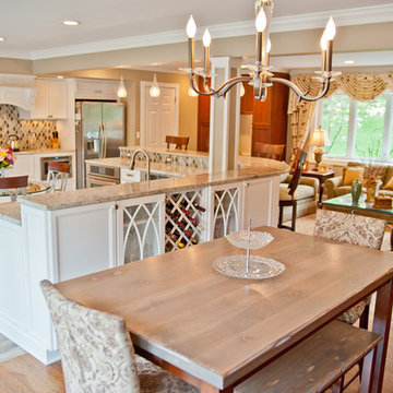 Contemporary Glamour - Family Kitchen Remodel in Watchung NJ