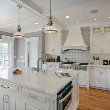 White inset kitchen