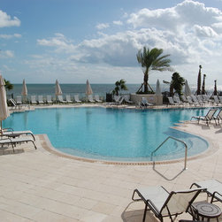 Tumbled Pearl Marble Pool Deck - Products