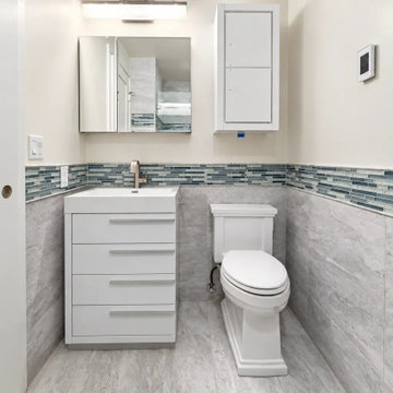 Tiny Bathroom Renovation in Carnation, WA | Bezruchuk Inc