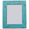 Rustic Malibu Blue Distressed Wood Frame, 8"x20"