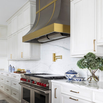 Seabrook Lakefront Traditional Wood-Mode Kitchen
