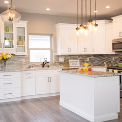 Key Largo White kitchen Cabinets - 10 Foot Run - Products