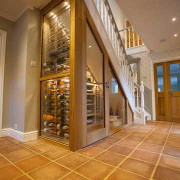 Under the Stairs Custom Wine Cellar