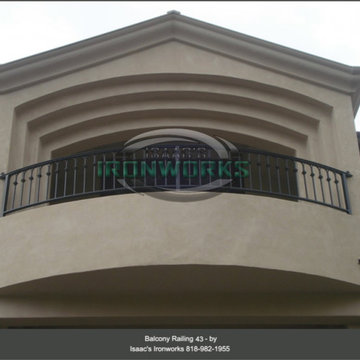 Balcony Railings (Juliet Balcony) Custom Made by Isaac's Ironworks