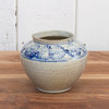 Antique Korean Glazed Floral Jar
