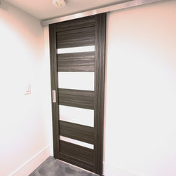 Private Residence - Modular Gray Oak - Interior Doors