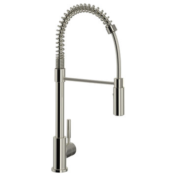 Rohl R7521 Lux 1.8 GPM 1 Hole Pre-Rinse Pull Down Kitchen Faucet - Polished