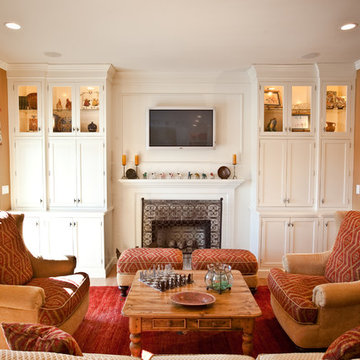 Inviting kitchen and family room