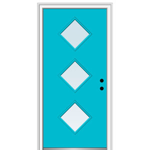 Frosted 3 Diamond Lite Steel 37 5 X81 75 Contemporary Front