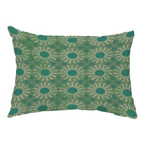 E by design O5PGN475GR17GR21-18 Printed Outdoor Pillow