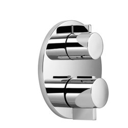 SELV | Concealed thermostat trim with two-way volume control | Collection By Dor - Bathroom Faucets And Showerheads