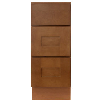 Newport Vanity Drawer Base Cabinet, 12"x21"x34.5"
