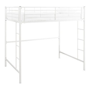 acme willoughby white loft bed