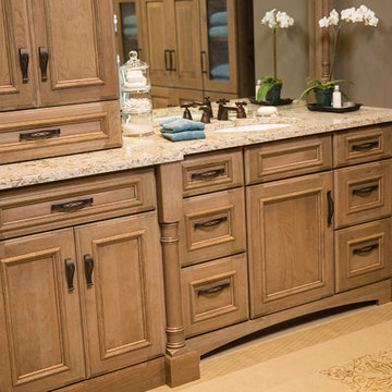 Cozy Cashew Master Bathroom Retreat