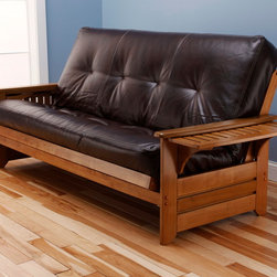 Phoenix Butternut Futon | Oregon Trail Java Futon Mattress - Products
