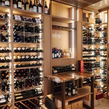 Santo Domingo Warm Wood Wine Room