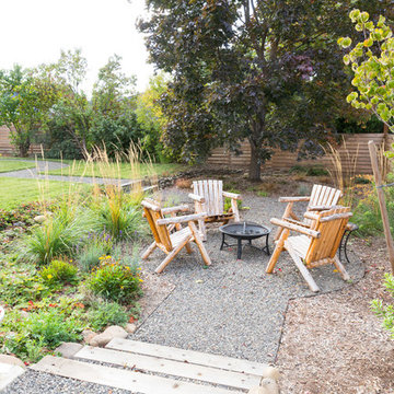 Sunken Fire Pit Patio