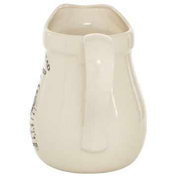 Beige Ceramic Farmhouse Vase 74717