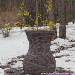Stacked Stone Vases - Sculptures