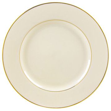 Cream Double Gold Bread and Butter Plates, Set of 6