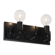 Socket to Me 2-Light Vanity, Black