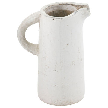 Cylindrical Decorative Pitcher, Small