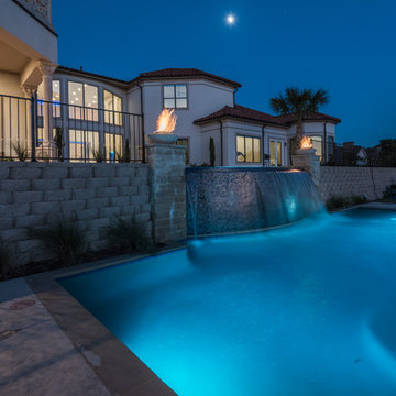 Raised Spa with Negative Edge