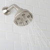 Caspian Collection Anystream Multi Function Shower Head, Brushed Nickel