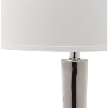 Mae Long Neck Ceramic Table Lamp (Set of 2) - Silver