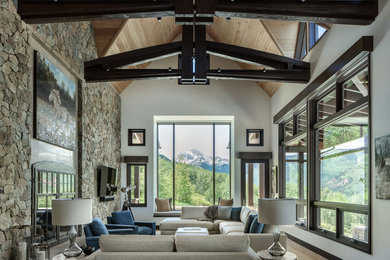 Living room - living room idea in Denver