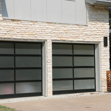Full-view overhead garage doors