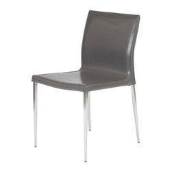 Ginetta Dining Chair | Grey (Set of 2) - Dining Chairs