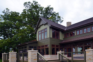 Inspiration for a timeless exterior home remodel in Chicago