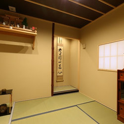 素材にこだわった上質な家 - 和室の床（畳・竹）