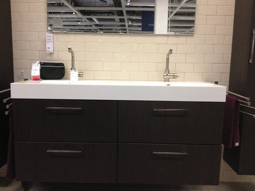 Ikea bathroom sinks & vanity