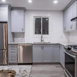 Profile I | Light Grey Cabinetry - Kitchen Cabinetry