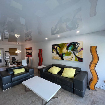 Stylish Lighting and High Gloss Ceilings