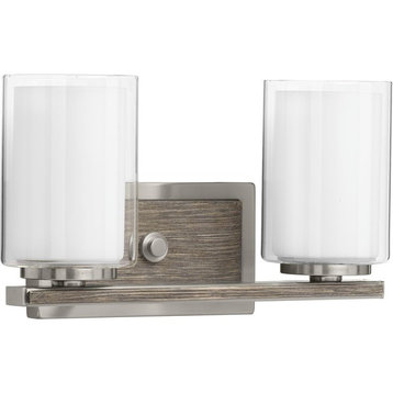 Mast Collection 2-Light Bath and Vanity, Brushed Nickel