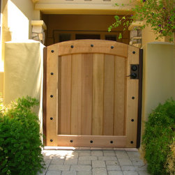 Courtyard & Pedestrain Gates - Home Fencing And Gates