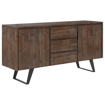 Lowry Sideboard Buffet, Rustic Natural Aged Brown