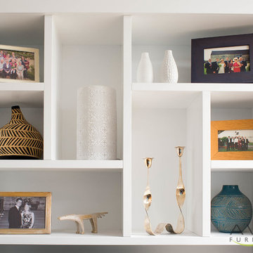 Modern - Classic Alcove storage