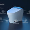 EUROTO Newest 2022 One-Piece Smart Toilet Bidet Dual Flush Foot Sensor